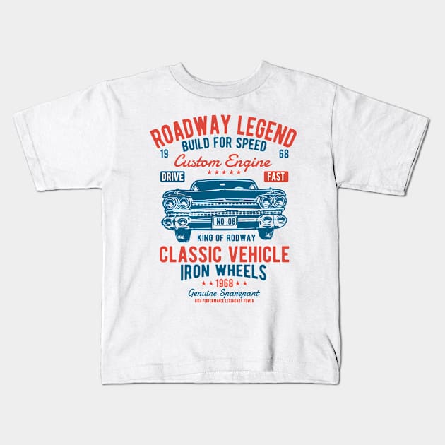 Roadway Legend 2 Kids T-Shirt by PaunLiviu